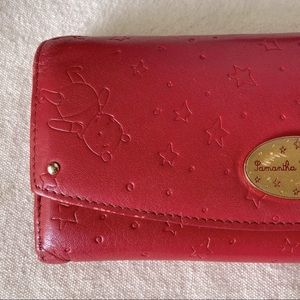 RARE Samantha Thavasa x Winnie the Pooh collaboration long wallet purse